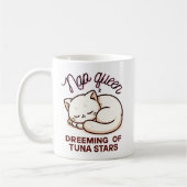 Funny Kawaii Nickerchen Queen Cat Tasse (Links)