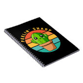 Funny Kawaii Niedlich Cactus Zitat Notizblock (Rechte Seite)