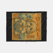 Funny Kawaii Ramen Japanese Noodles Shih Tzu Eatin Fleecedecke (Vorderseite (Horizontal))