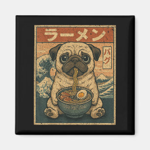 Funny Kawaii Ramen Mops Japanischer Noodles Mops E Magnet