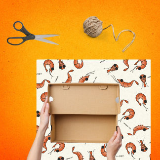 Funny kawaii Shrimp-Papiertaschentuch Seidenpapier