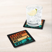 Funny Kayak Lover Kayaking Retro River Kayaker Rechteckiger Pappuntersetzer (Vor Ort)