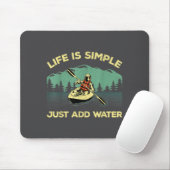 Funny Kayaking Design For Men Women Paddling Canoe Mousepad (Mit Mouse)