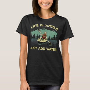 Funny Kayaking für Männer Frauen Paddeln Kanu Lieb T-Shirt
