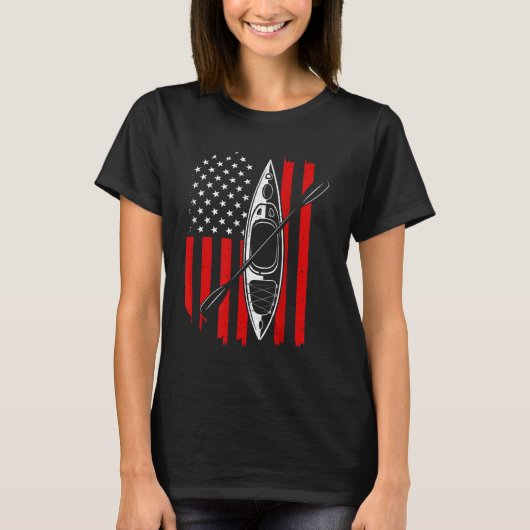 Funny Kayaking Geschenk für Männer Frauen Cool Ame T-Shirt (Vorderseite)