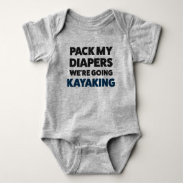 Funny Kayaking Jersey Bodysuit für Baby Baby Strampler