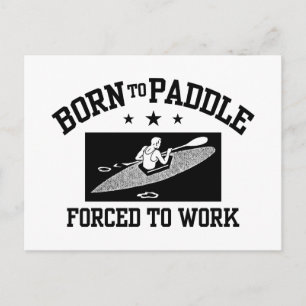 Funny Kayaking Postkarte
