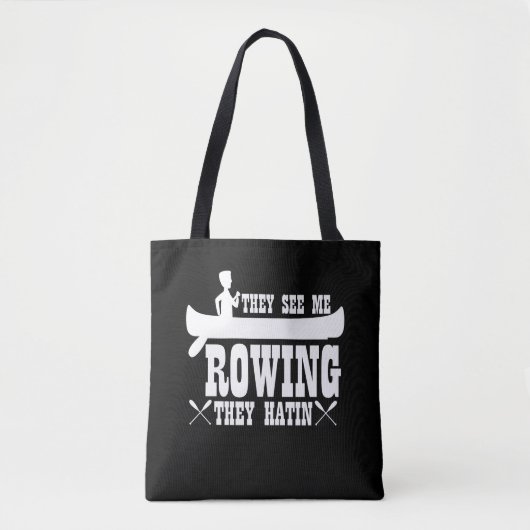 Funny Kayaking sie sehen mich rudern Tasche (Vorderseite)