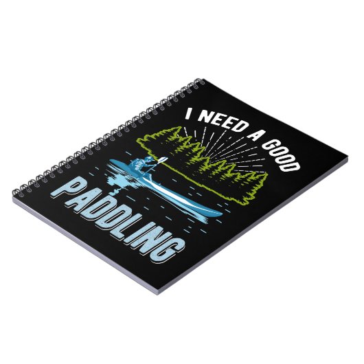 Funny Kayaking Spaß Paddling Kayak Jokes Notizblock (Linke Seite)