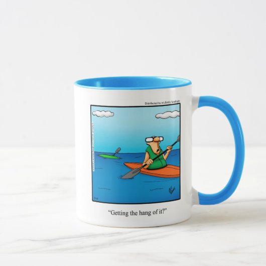 Funny Kayaking Spaß Tasse Geschenk (Rechts)