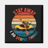 Funny Kayaking Spaß Witty Kayaker Magnet (Vorne)