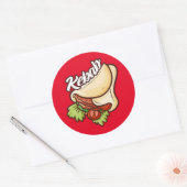Funny Kebab Cartoon Design Sticker (Umschlag)