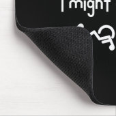 Funny Keep Staring I Might Do A Trick Wheelchair Mousepad (Ecke)