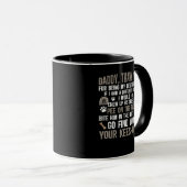 Funny Keeshond Hund für Keeshond Vater Tasse (VorderseiteRechts)