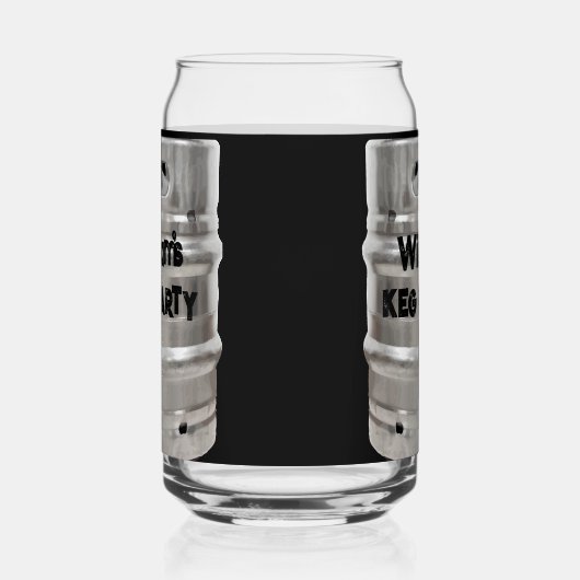 Funny Keg Party kann Trinkglas formen Dosenglas (Links)