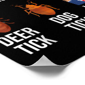 Funny kennen Ihre Parasiten gegen Trump Tick 2024 Poster (Ecke)