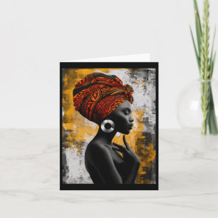 Funny Kente Cloth Head Wrap Afrikanische Amerikani Karte