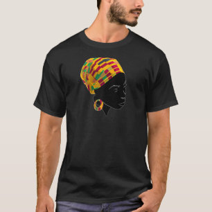 Funny Kente Cloth Head Wrap für Afroamerikaner W T-Shirt