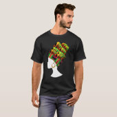 Funny Kente Cloth Head Wrap Gift For African Ameri T-Shirt (Vorne ganz)