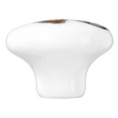 Funny Keramik Knob Cat und Maus Playing Schach Keramikknauf (Seitenansicht)