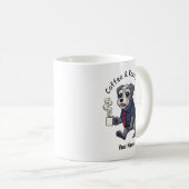 Funny Kerry Blue Terrier Dog Business Suit Coffee  Kaffeetasse (VorderseiteRechts)