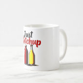 Funny Ketchup Bottle Grafik einfach Ketschup Kaffeetasse (VorderseiteRechts)
