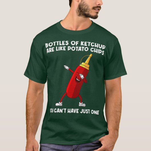 Funny Ketchup Geschenk für Männer Frauen Ketchup T T-Shirt (Vorderseite)
