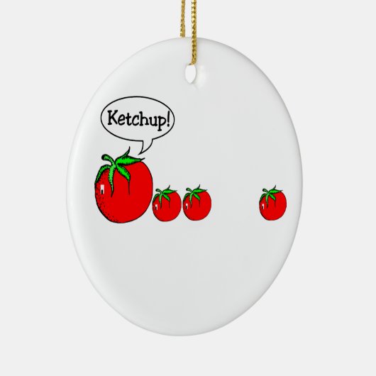 Funny Ketchup Joke Ornament (Rechts)