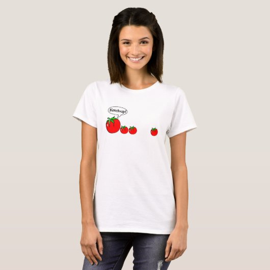 Funny Ketchup Joke Shirt (Vorne ganz)