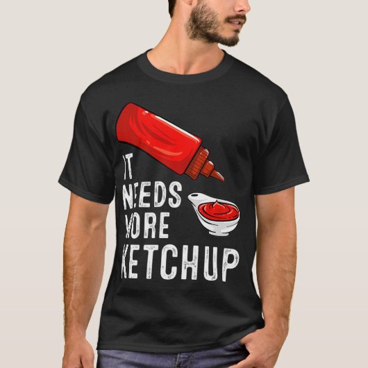 Funny Ketchup Lover Geschenk Männer Frauen Kinder T-Shirt (Vorderseite)