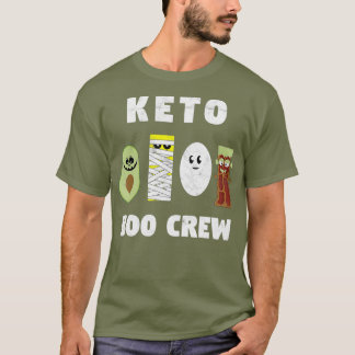 Funny Keto Boo Crew Square T-Shirt