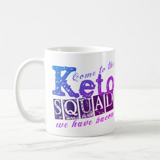 Funny Keto Diät Zitat Kaffeetasse (Links)