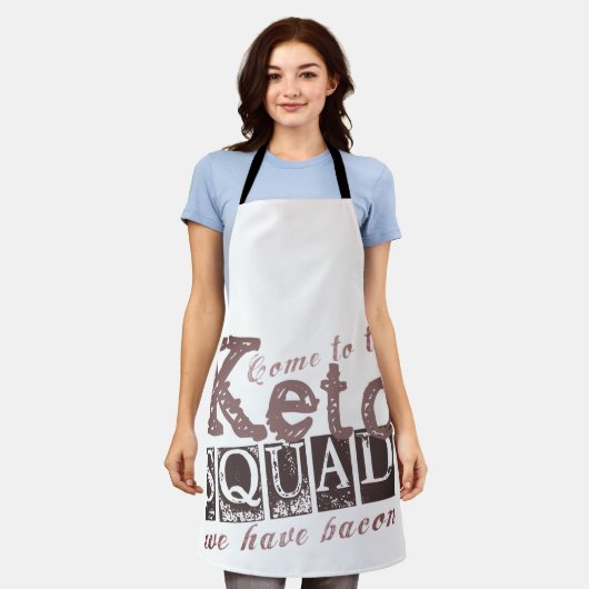 Funny Keto Diät Zitat Schürze (Getragen)