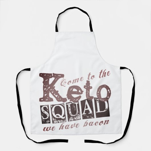 Funny Keto Diät Zitat Schürze (Vorderseite)