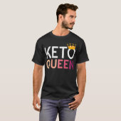 Funny Keto Diet Shirt Keto Queen Tshirt Ketogenisc (Vorne ganz)