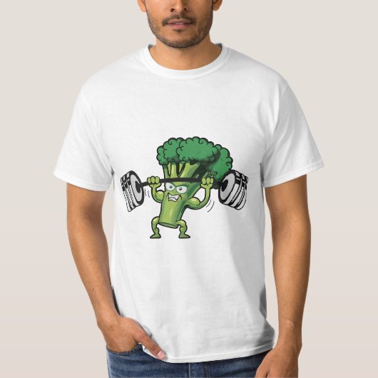 Funny Keto Powerlifting Broccoli for T-Shirt (Vorderseite)
