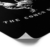 Funny Key West Rooster Chicken Sunrise Fischen Sur Poster (Ecke)