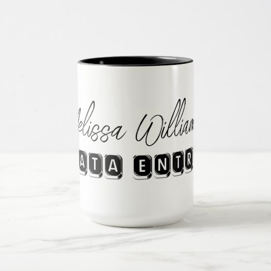 Funny Keyboard Typografy Professionals Data Entry Tasse (Zentrum)