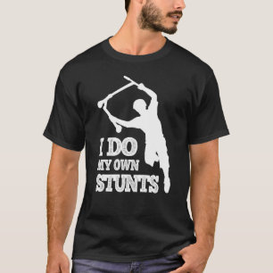 Funny Kick Scooter I Do My Own Tricks Stack Scoote T-Shirt
