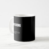 Funny Kickboxing-Enthusiasten Wörterbuch Definitio Kaffeetasse (Vorderseite Links)