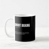 Funny Kickboxing-Enthusiasten Wörterbuch Definitio Kaffeetasse (Links)