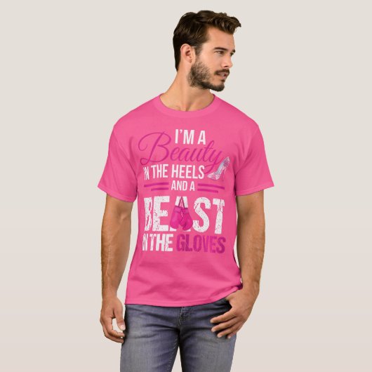 Funny Kickboxing Kickboxer Kickbox T-Shirt (Vorne ganz)