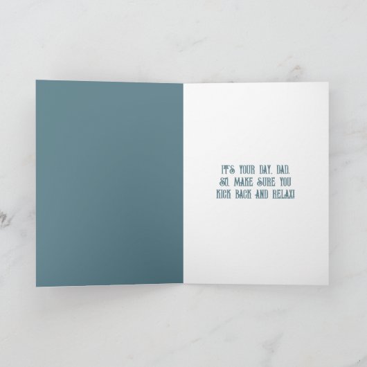 Funny Kicking Donkey Vatertag Card Karte (Innenseite)