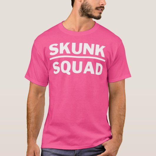 Funny Kid Skunk Squad T-Shirt (Vorderseite)