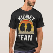 Funny Kidney spendet Nephrologie Nurse Geschenktea T-Shirt (Vorderseite)