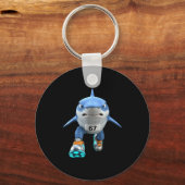 Funny Kids 67 Meme Tralalero Tralala Runner Italia Schlüsselanhänger (Vorderseite)