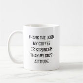 Funny Kid's Attitude Sassy Tasse für Eltern (Links)