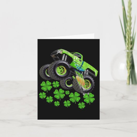 Funny Kids Boys St Patricks Day Kinderkind Lucky M Karte (Vorderseite)