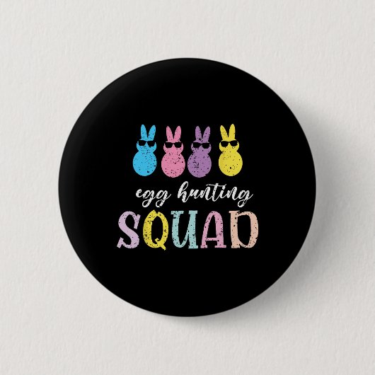 Funny Kids Byby Egg Jäger Squad Button (Vorderseite)