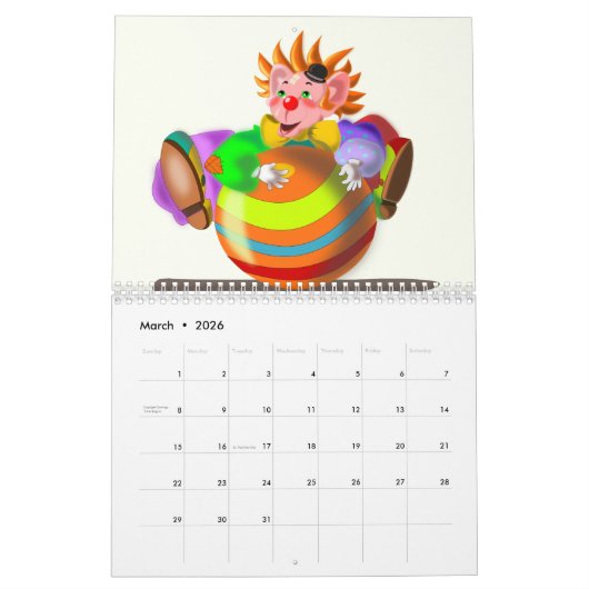 Funny Kids Calendar Kalender (Mär 2026)